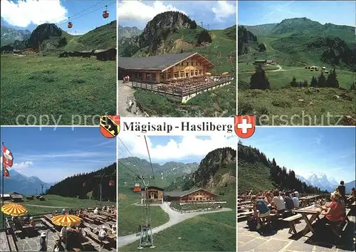 Hasliberg Maegisalp Luftseilbahn  Kat. Meiringen