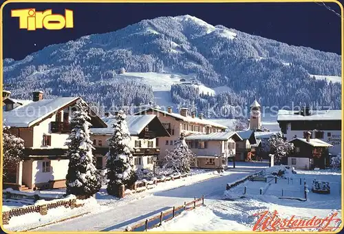 Westendorf Tirol Teilansicht Nachsoellberg  Kat. Westendorf