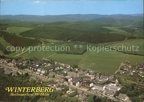 Winterberg Hochsauerland Fliegeraufnahme Kat. Winterberg