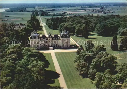 Cheverny Fliegeraufnahme Schloss  Kat. Cheverny