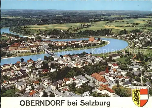 Oberndorf Salzburg Fliegeraufnahme Kat. Oberndorf bei Salzburg