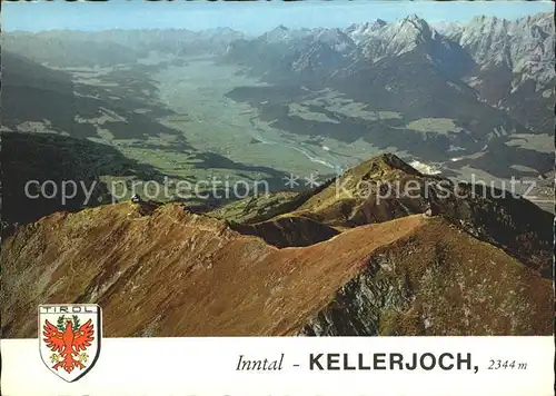 Kellerjoch Fliegeraufnahme Bergkapelle Kellerjochspitze  Kat. Schwaz