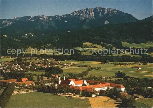Benediktbeuern Fliegeraufnahme Kloster  Kat. Benediktbeuern