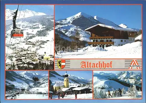 Saalbach Hinterglemm Altachhof Luftseilbahn  Kat. Saalbach Hinterglemm