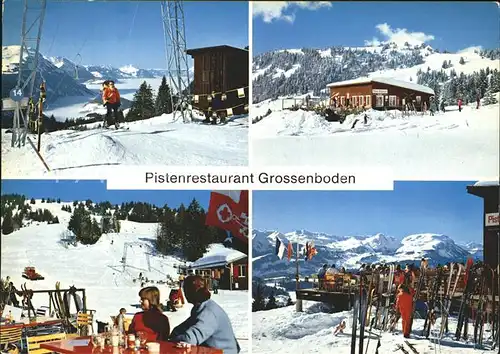 Schwyz Pisten Restaurant Grossenboden Sesselbahn Kat. Schwyz
