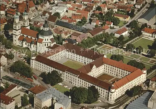 Kempten Allgaeu Fliegeraufnahme Basilika St. Lorenz Residenzschloss  Kat. Kempten (Allgaeu)