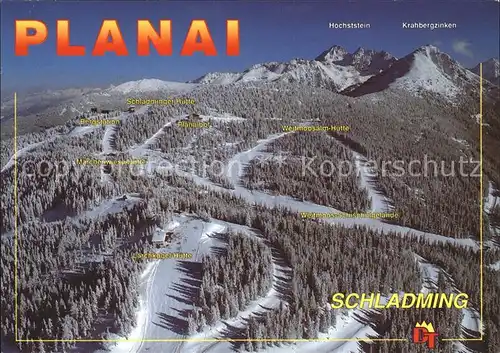 Schladming Obersteiermark Planai Hochststein Krahbergzinken  Kat. Schladming