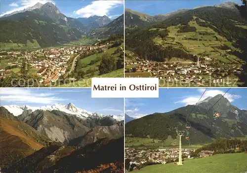 Matrei Osttirol Sesselbahn Schi  Wandergebiet Goldried  Kat. Matrei in Osttirol