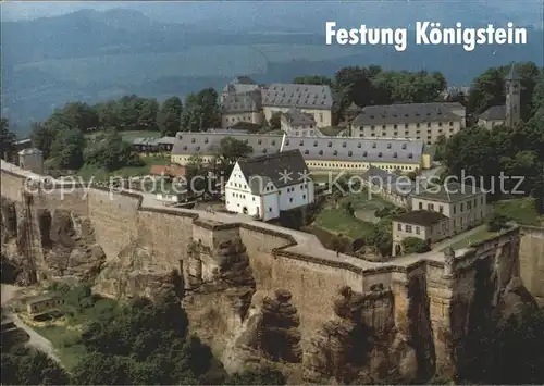 Koenigstein Saechsische Schweiz Festung Elbsandsteingebirge  Kat. Koenigstein Saechsische Schweiz