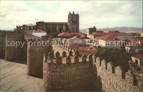 Avila Walls Cathedral Kat. Avila