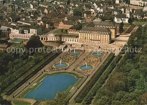 Bruehl Baden Fliegeraufnahme Schloss Augustusburg Kat. Bruehl