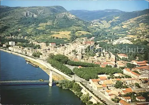 La Voulte sur Rhone Fliegeraufnahme Bruecke Kat. La Voulte sur Rhone