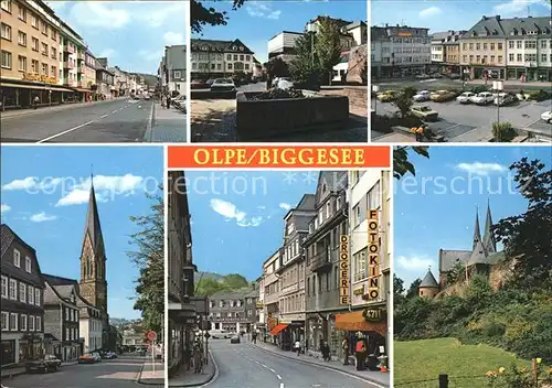 Olpe Biggesee Kirchen Hauptstrasse Kat. Olpe