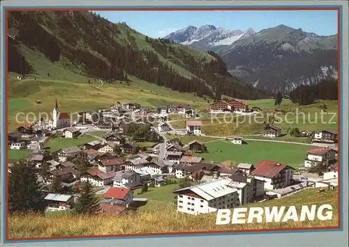 Berwang Tirol Gesamtansicht Kat. Berwang