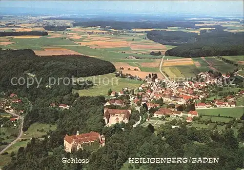 Heiligenberg Baden Schloss Fliegeraufnahme Kat. Heiligenberg