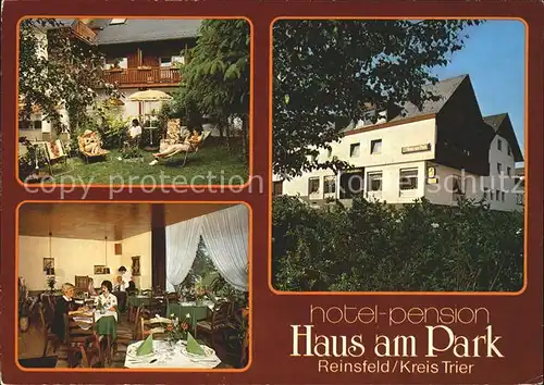 Reinsfeld Hunsrueck Hotel  Pension Haus am Park Kat. Reinsfeld