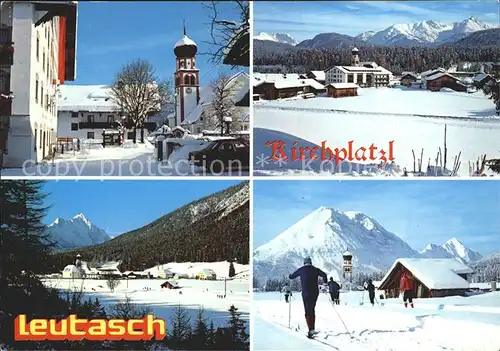 Leutasch Kirchplatzl Kat. Leutasch Tirol