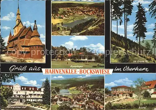 Hahnenklee Bockswiese Harz Holzkirche Hahnenkleer Hof Bastei Kat. Goslar