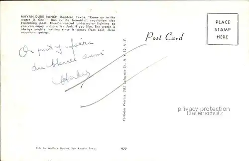 Bandera Mayan Dude Ranch Kat. Bandera