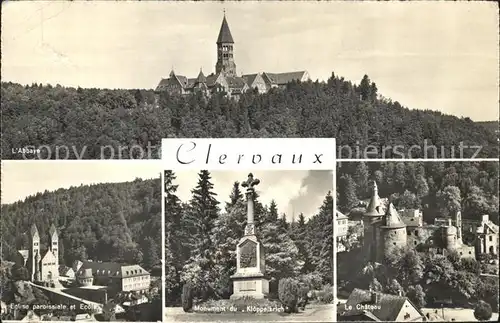 Clervaux Chateau Eglise Kat. Clervaux