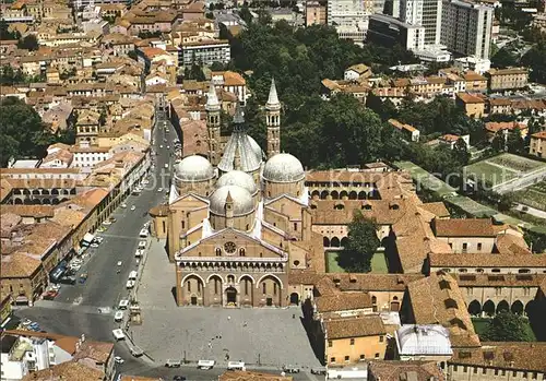 Padova Basilica del Santo Fliegeraufnahme Kat. Padova