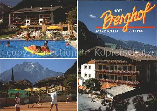 Mayrhofen Zillertal Hotel Berghof Kat. Mayrhofen