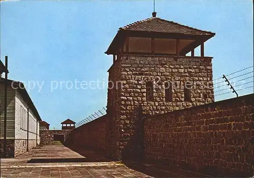 Mauthausen Oberoesterreich Konzentrationslager Wachtuerme Kat. Mauthausen
