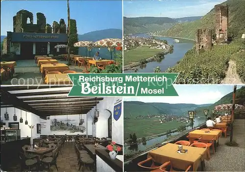 Beilstein Mosel Reichsburg Metternich Kat. Beilstein