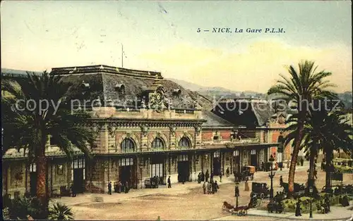 Nice Alpes Maritimes La Gare PLM Kat. Nice