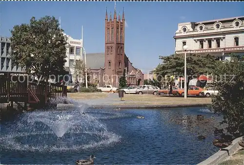 Palmerston North The Square Ententeich Fontaene Kat. Palmerston North