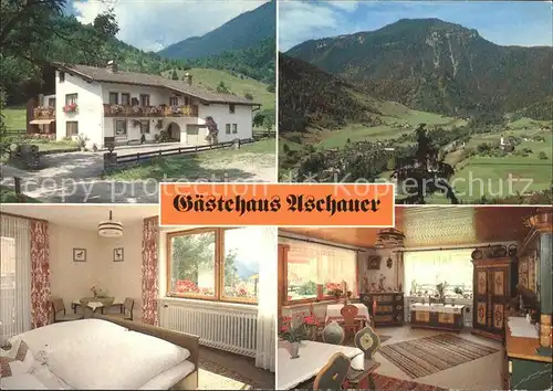 Weissbach Alpenstrasse Gaestehaus Aschauer Zimmer Gaststube Total Kat. Schneizlreuth