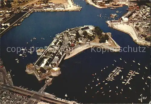 Concarneau Finistere La Ville Close Vue aerienne Kat. Concarneau