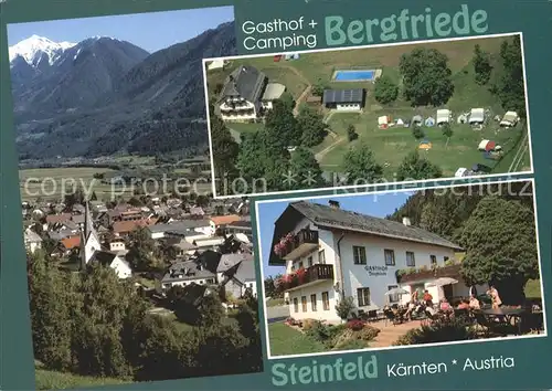 Steinfeld Kaernten Teilansicht Gasthof und Camping Bergfriede Kat. Steinfeld