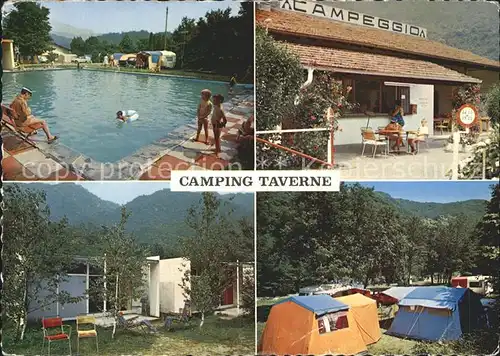 Taverne Camping Taverne Schwimmbad Restaurant Bungalows Zelte Kat. Taverne