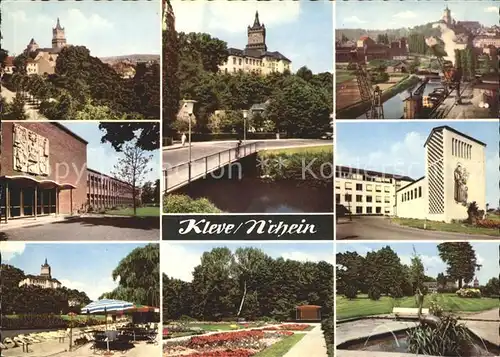 Kleve Orts und Teilansichten Schloss Park Kat. Kleve