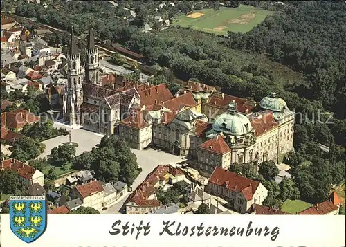 Klosterneuburg Stift Klosterneuburg Fliegeraufnahme Kat. Klosterneuburg
