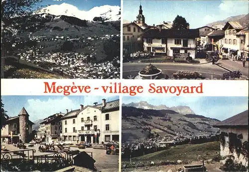 Megeve Village Savoyard Ortsansichten Kat. Megeve