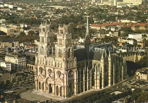 Orleans Loiret Vue aerienne de la Cathedrale Sainte Croix Kat. Orleans