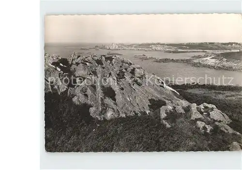 Ile de Brehat Rochers de la Pointe Renan Kat. Ile de Brehat