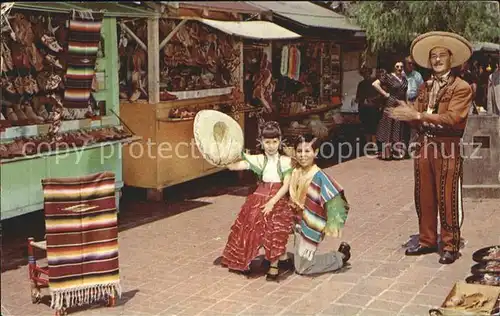 Los Angeles California Colorful Olvera Street Kat. Los Angeles