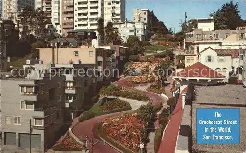 San Francisco California Lombard Street  Kat. San Francisco