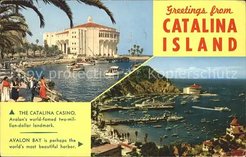 Avalon California Catalina Island Casino Kat. Avalon Catalina Island