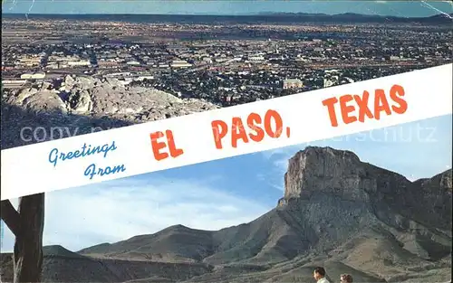 El Paso Texas Ansichten Kat. El Paso