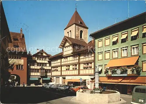 Appenzell IR Stadtplatz Brunnen  Kat. Appenzell