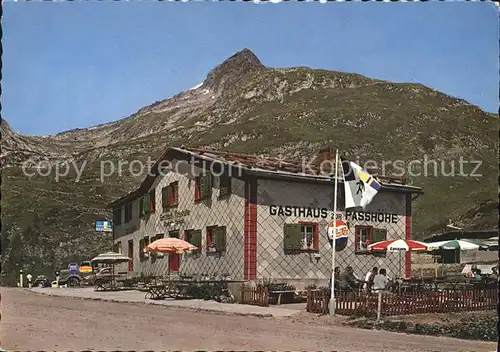 Oberalp Gasthaus Passhoehe Piz Tiarms  Kat. Oberalp