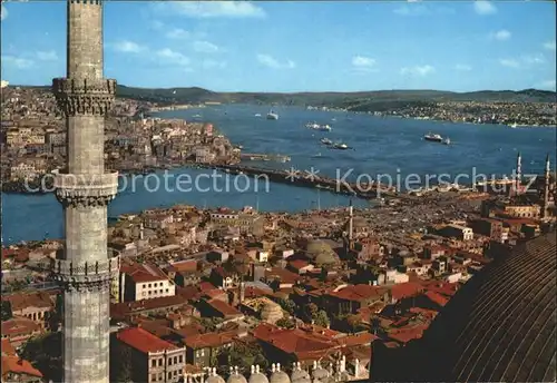 Istanbul Constantinopel Goldener Horn Galata Bruecke Bosphorus  Kat. Istanbul