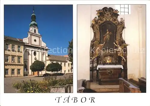 Tabor Suedboehmen Augustiniansky klasterni kostel Narozeni Panny Marie Kat. Tabor