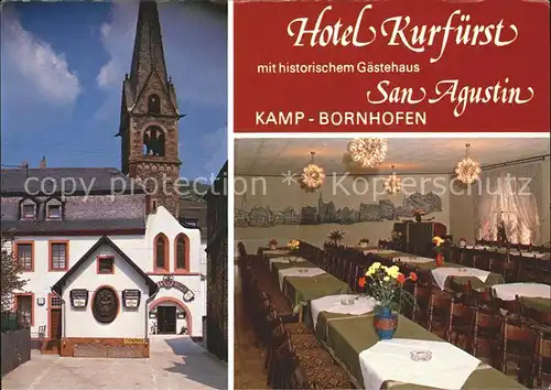 Kamp Bornhofen Hotel Kurfuerst Gaestehaus San Augustin  Kat. Kamp Bornhofen