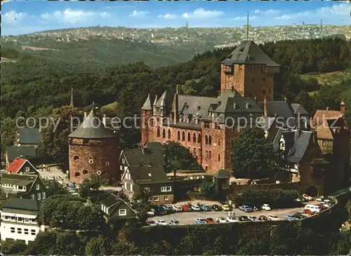 Schloss Burg Wupper Silhouette Remscheid Kat. Solingen