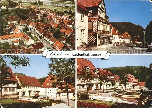 Lautenthal Harz Fliegeraufnahme Gebaeude  Kat. Langelsheim